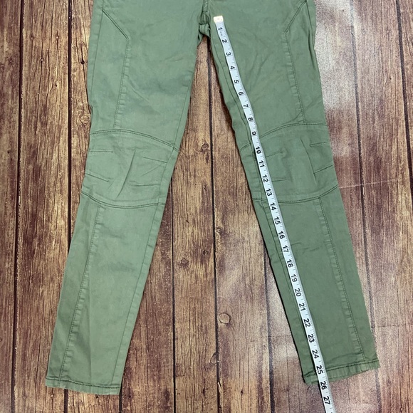 American Eagle Olive Green Ankle Jeggings - Picture 4 of 6